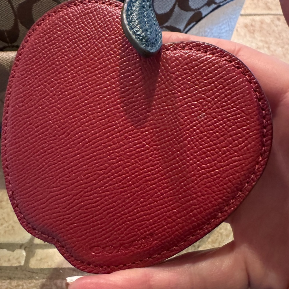 Coach Bundle! Brown and Tan Signature Canvas Tote, Wallet, Apple coin pouch! - Picture 4 of 14